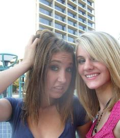 my bestest - lisa and me.