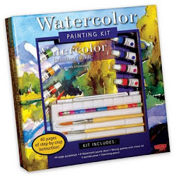 kit watercolor painting travel kits palette lid paint gift beginner mixing sketching perfect giving 2009 pencil november betterworldbooks