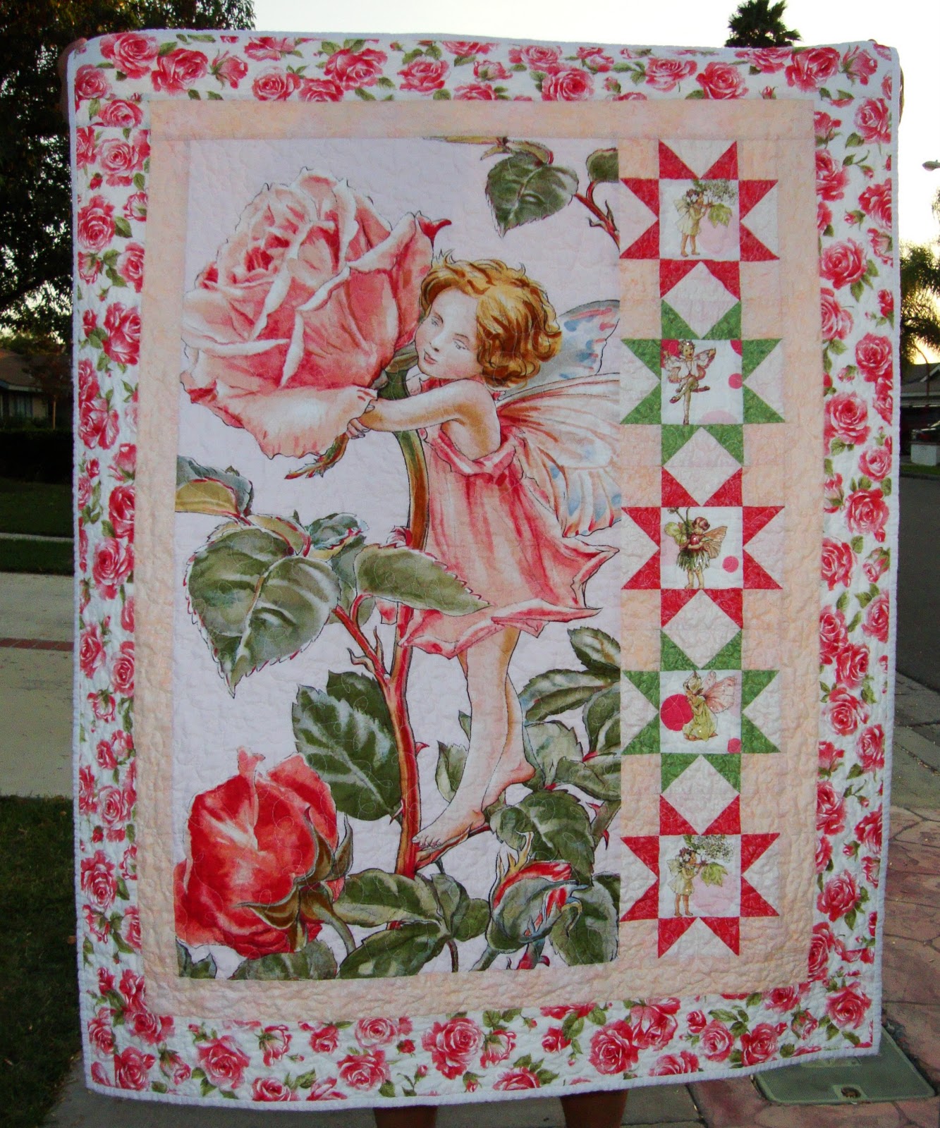 Crafty Little Mama: Flower Fairies baby quilt