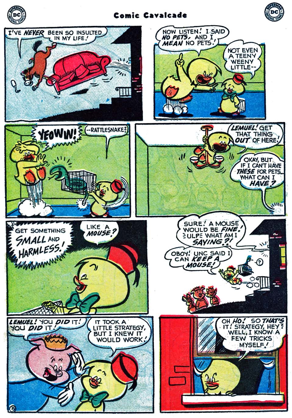 Read online Comic Cavalcade comic -  Issue #60 - 26