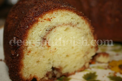 A delicious coffee cake known as Sock it To Me Cake, has the usual attendees of brown sugar, pecans and cinnamon, but, unlike most coffee cakes, it actually gets better as it sits - not that it'll be around that long.