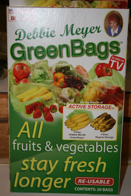 Keep produce fresh longer with Debbie Meyer Green Bags