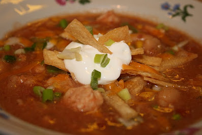A classic chicken based chili made with white beans and loads of spicy goodness!