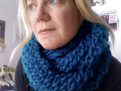 knitlit: diy: slouchy snood