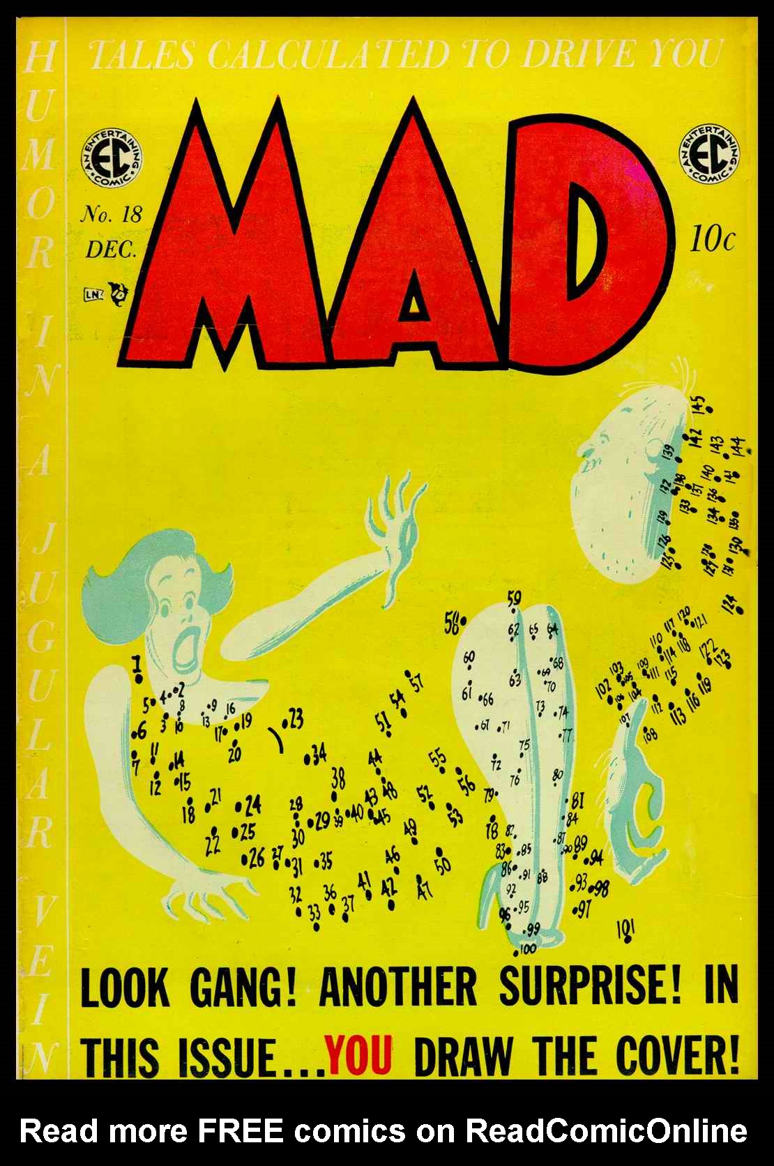 Read online MAD comic -  Issue #18 - 1