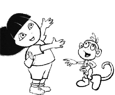 Dora Coloring Sheets on Coloring  Dora Coloring Pages For Kids