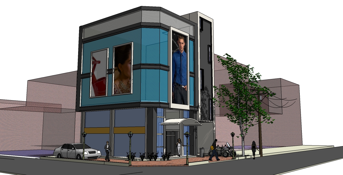 Sketchup shopping mall e7 3d model अमूर्त: 3D's using Google Sketchup