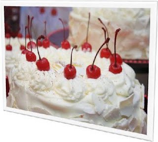 New Red Ribbon White Forest Cake