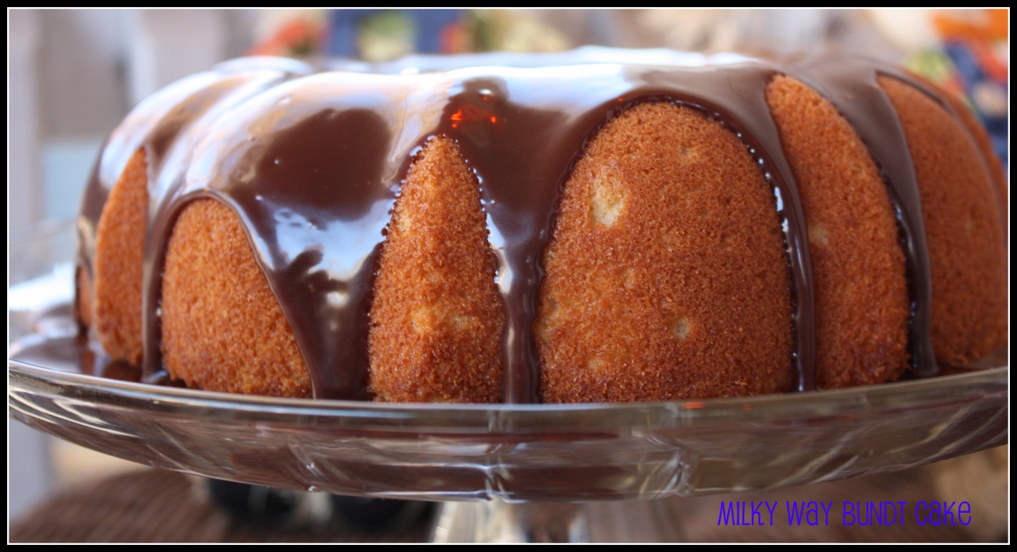 Milky Way Bar Bundt Cake Milky Way Bar Bundt Cake