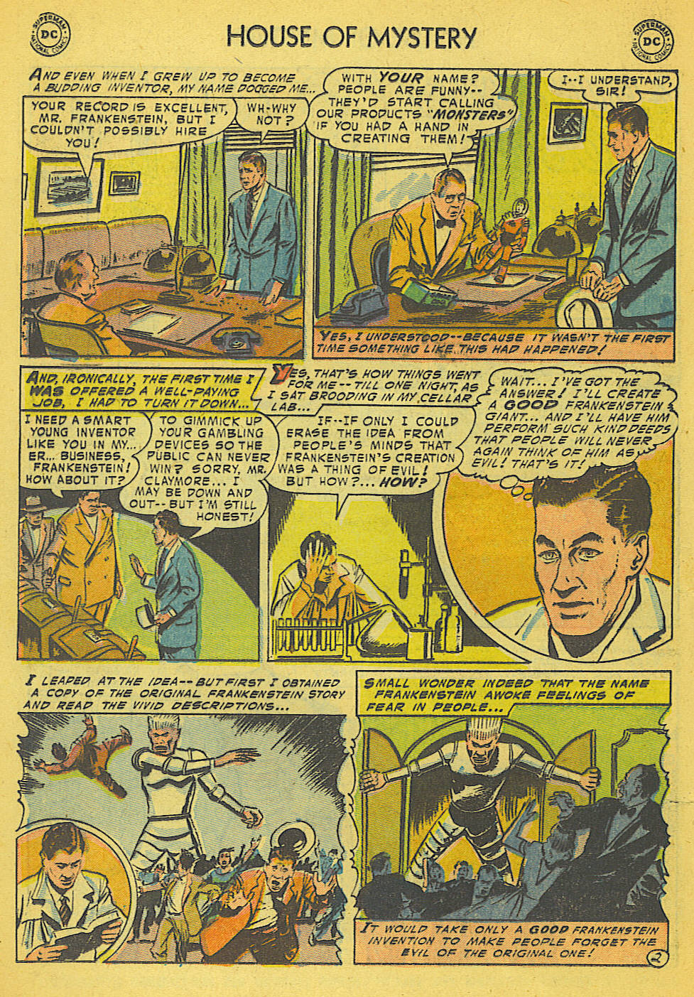 Read online House of Mystery (1951) comic -  Issue #36 - 12