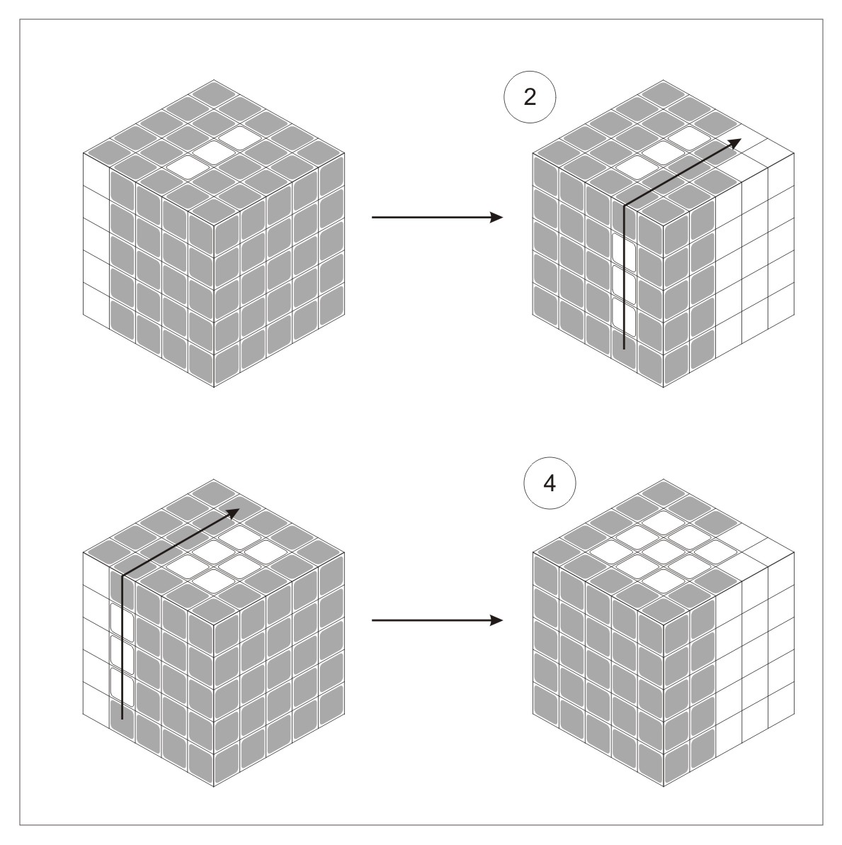 Сборка кубика 5 на 5. Кубик Рубика 5x5 схема. Паритет кубик Рубика 5х5 схема. Rubiks Cube 5x5 Parity. Кубик Рубика 5х5 сборка граней.