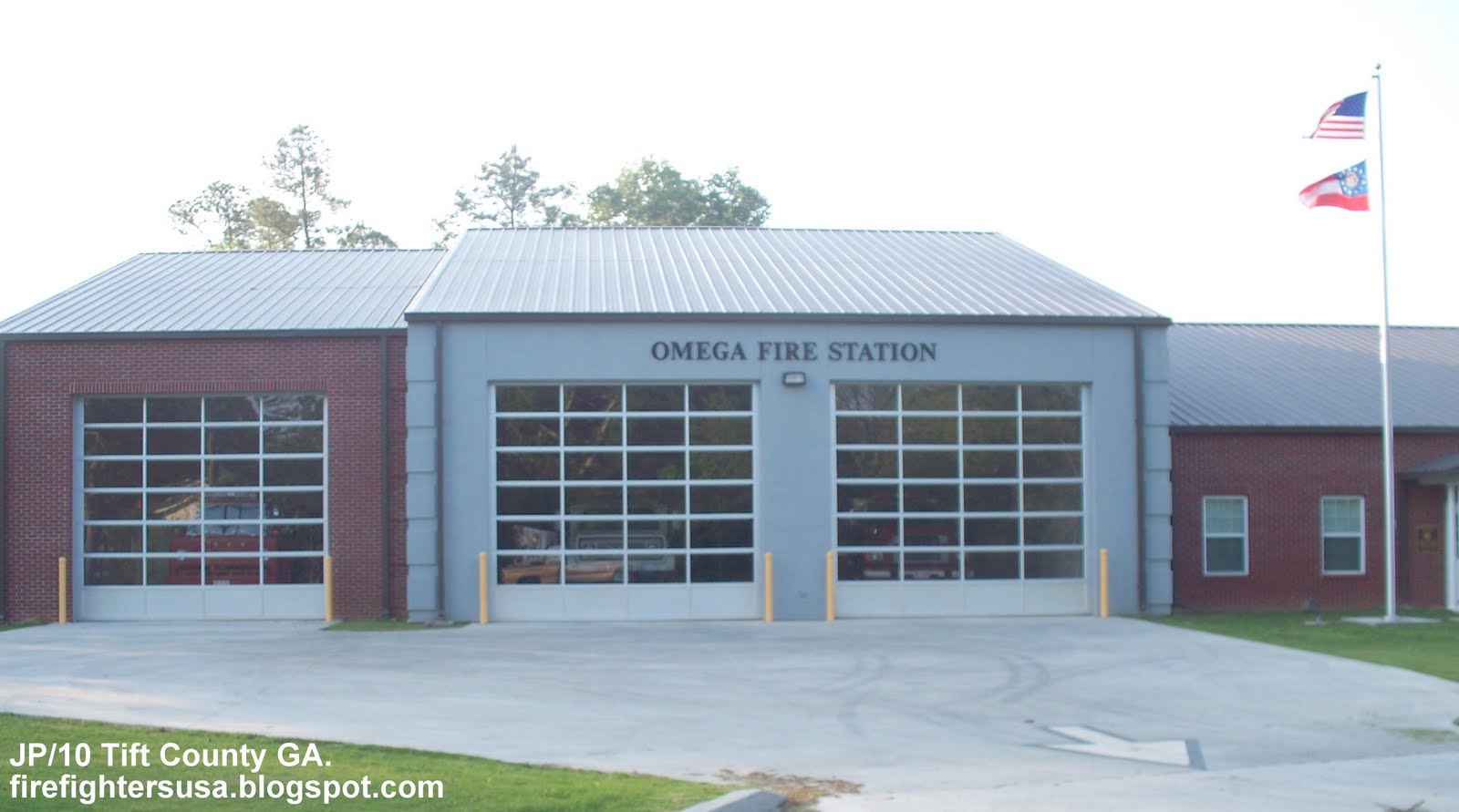 Fire Dept. Trucks GA.FL.AL. Photos Rescue Station Firemen Firefighters