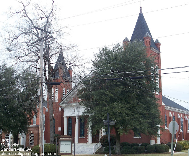 Churchs Religion GA.FL.AL.CHURCH First Baptist Catholic Methodist