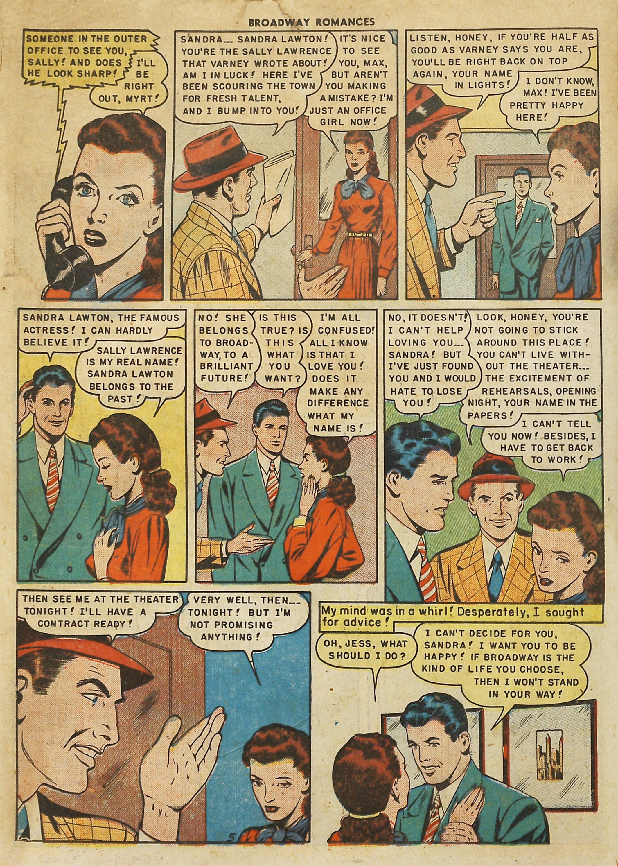 Read online Broadway Romances comic -  Issue #5 - 24