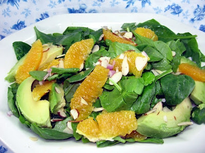 SPINACH and ORANGE SALAD