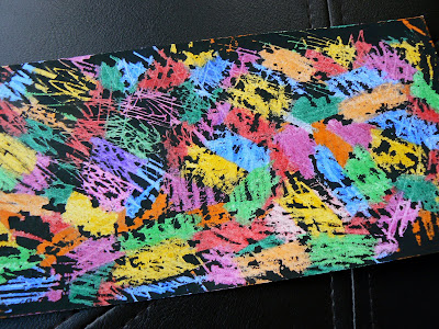 Having Fun at Home: Colorful Scratch Craft