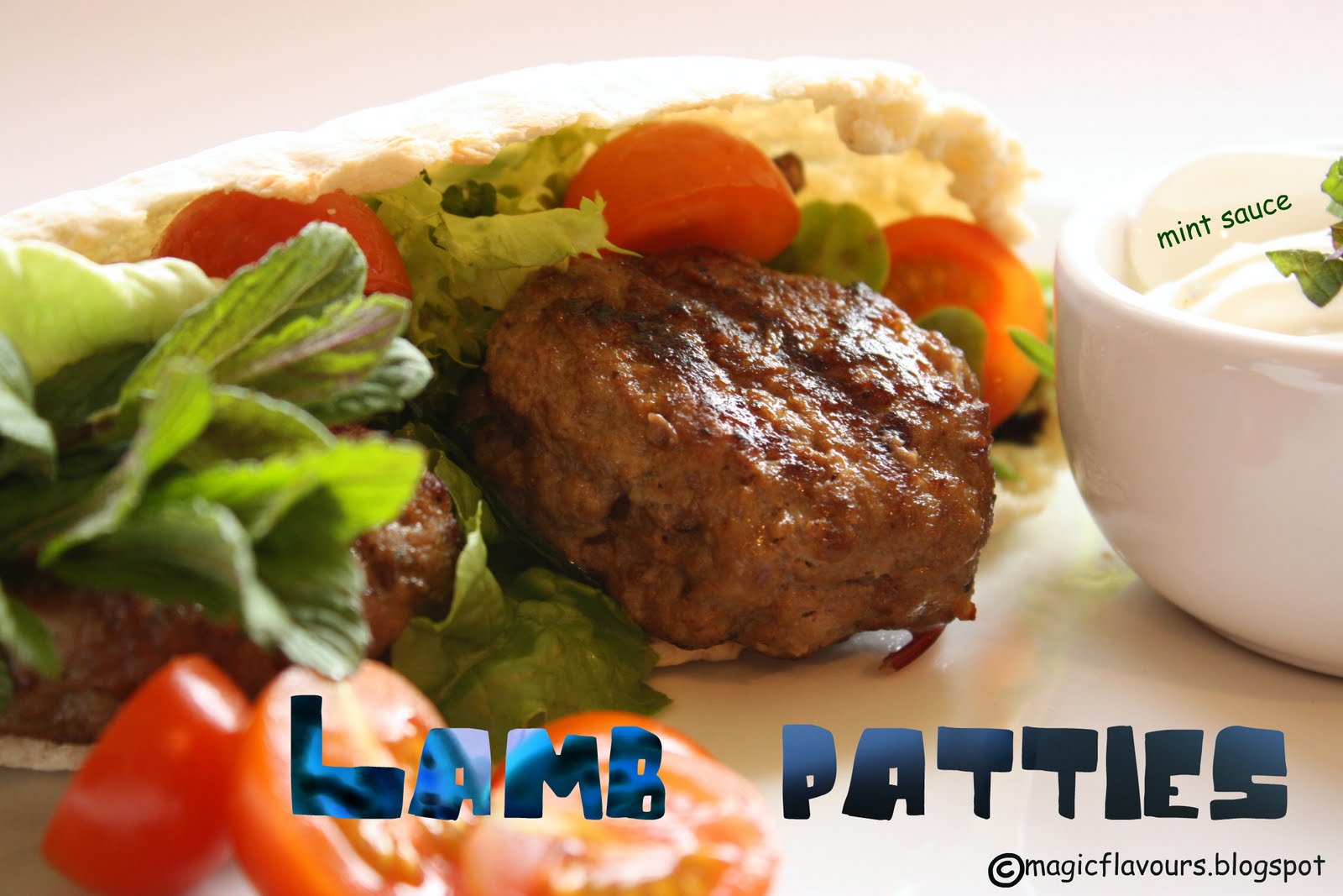 Magic Flavours Lamb patties & mint sauce / Hambúrguer com geléia de