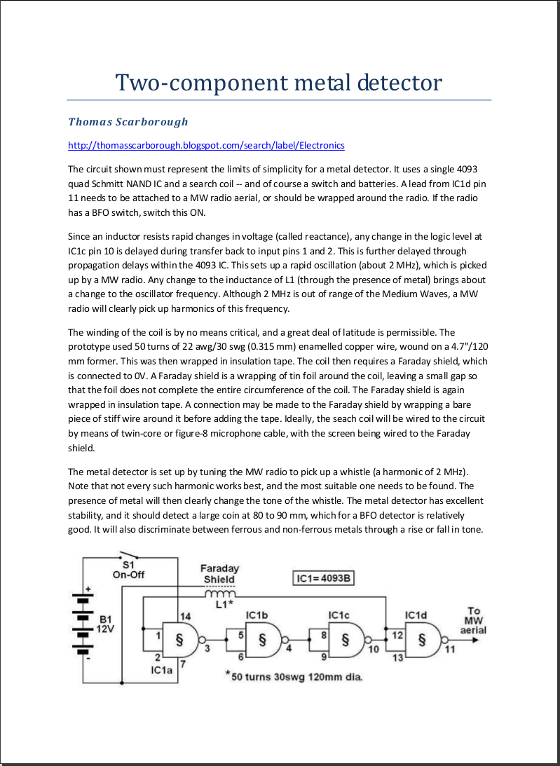 Urban Ministry Live And Unplugged: BFO Metal Detector [3]