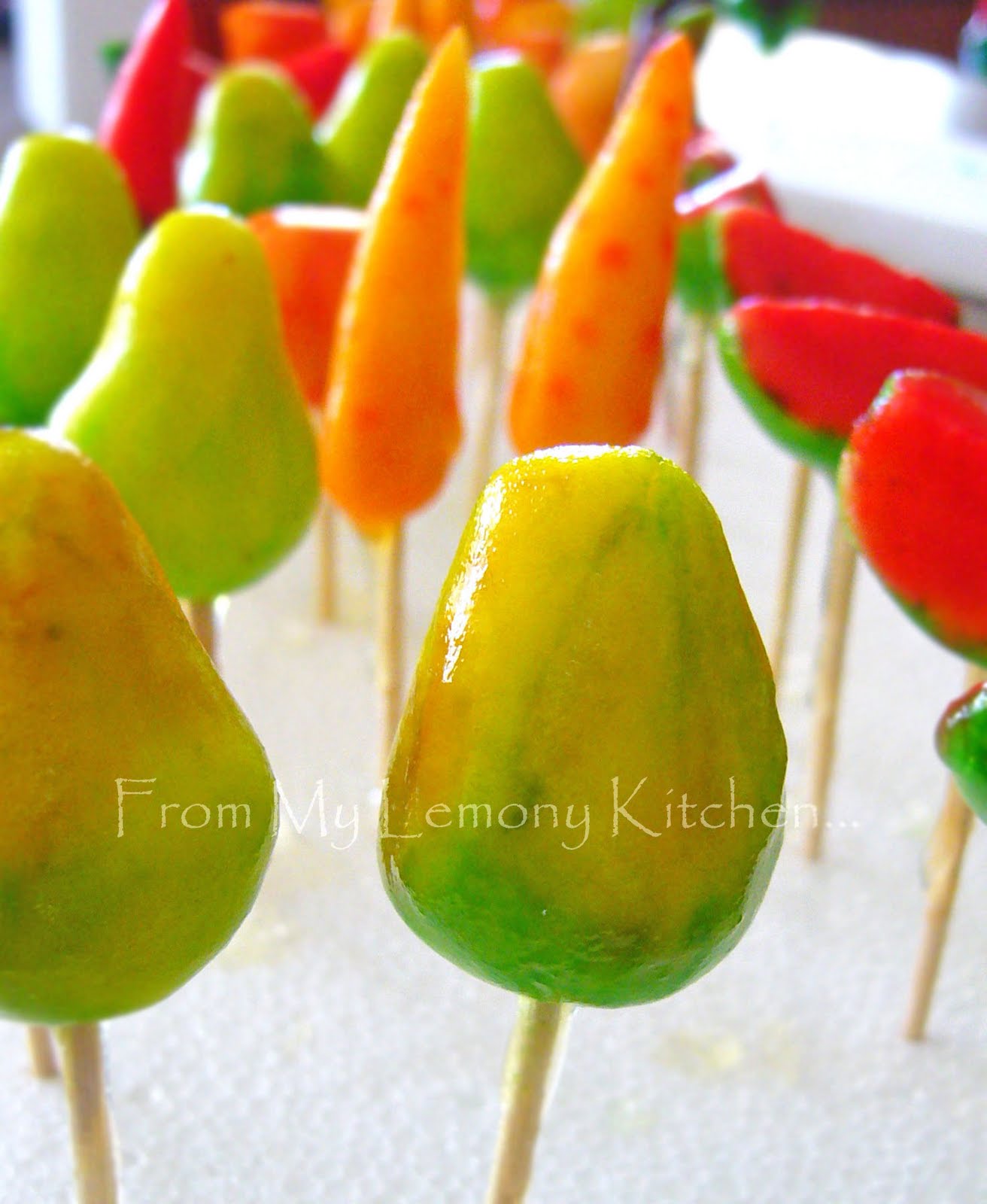 Lap Chup/ Miniature Fruits and Vegetables Lisa's Lemony Kitchen