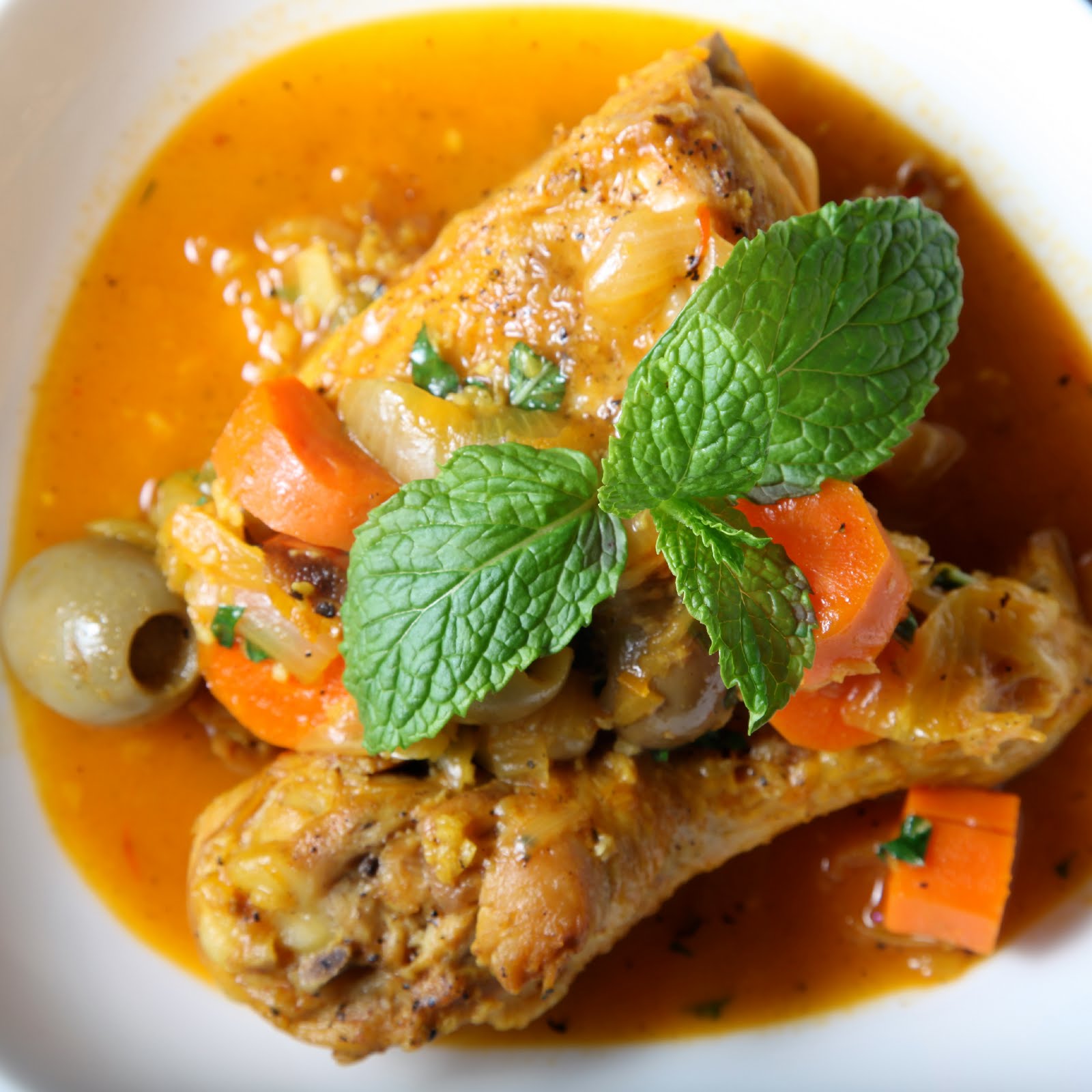 Orange Orange & Saffron Chicken Tagine