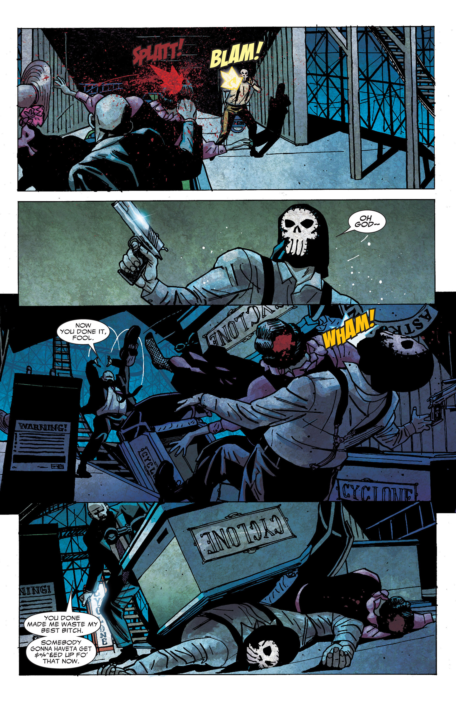 Read online Punisher Noir comic -  Issue #3 - 8