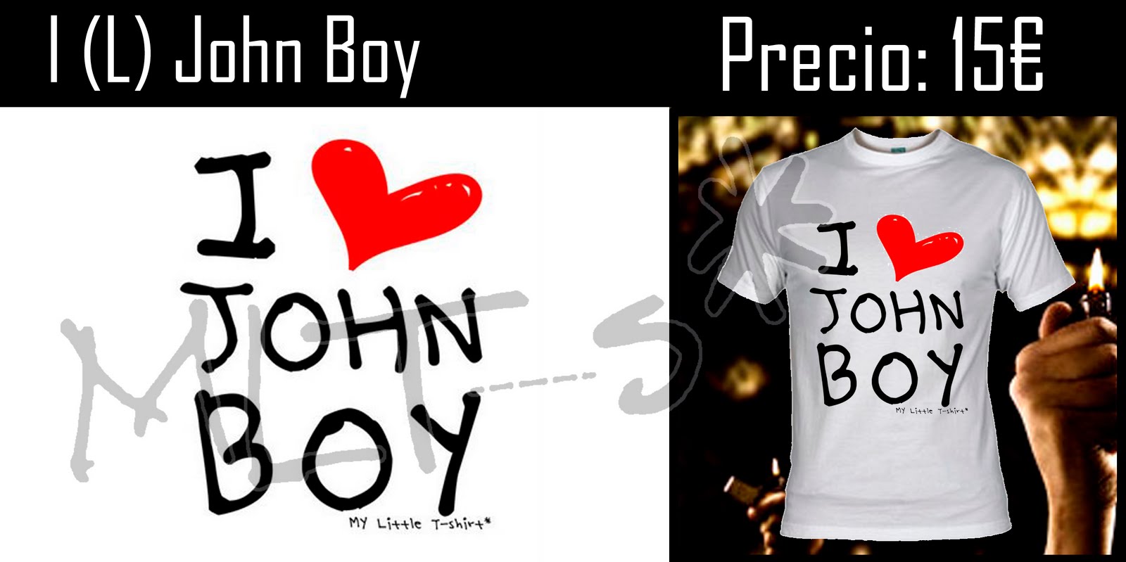 My Little T-Shirt: I (L) John Boy