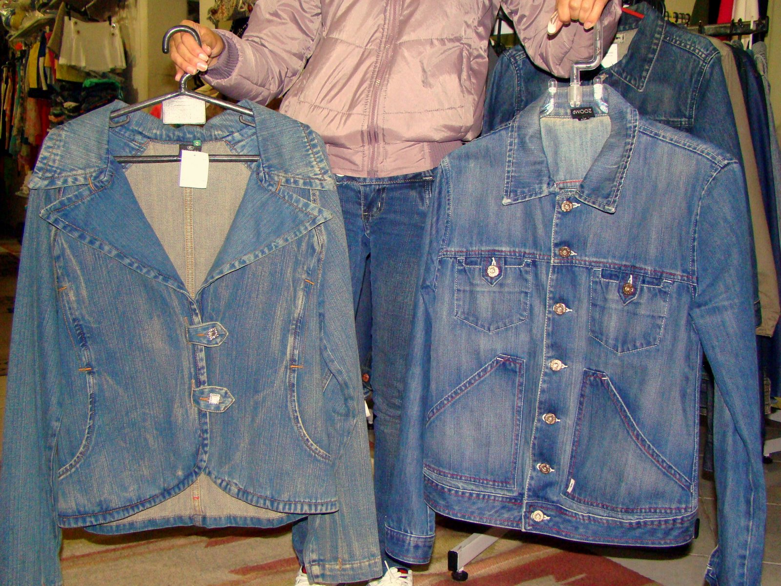 jaqueta jeans zoomp