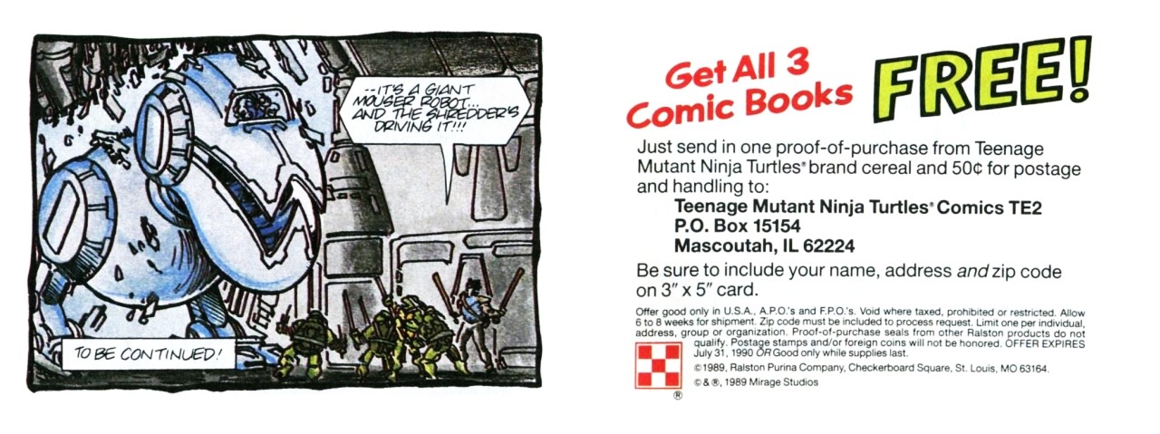 Read online Teenage Mutant Ninja Turtles Cereal Comics comic -  Issue #2 - 10