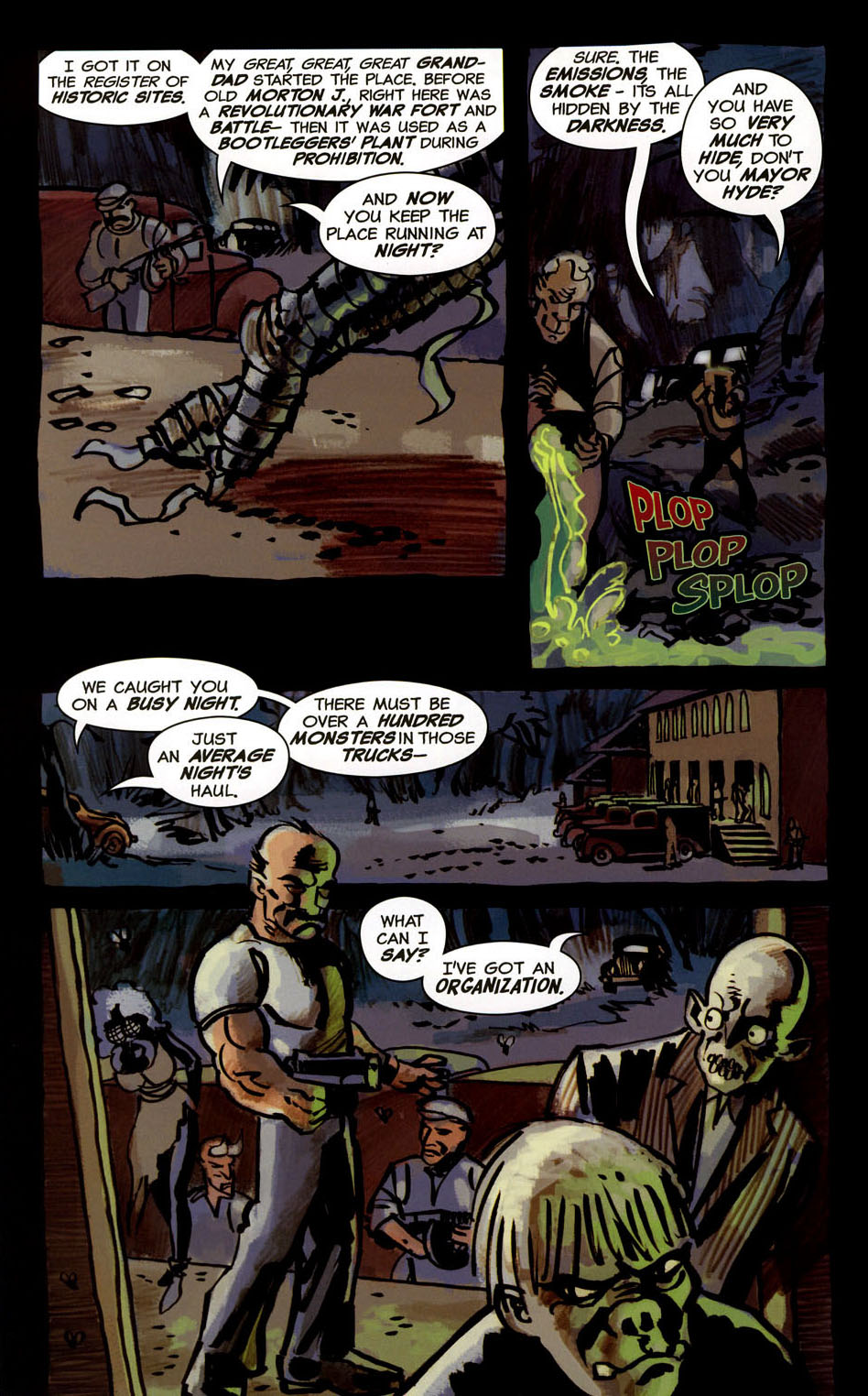 Read online Frankenstein Mobster comic -  Issue #5 - 16