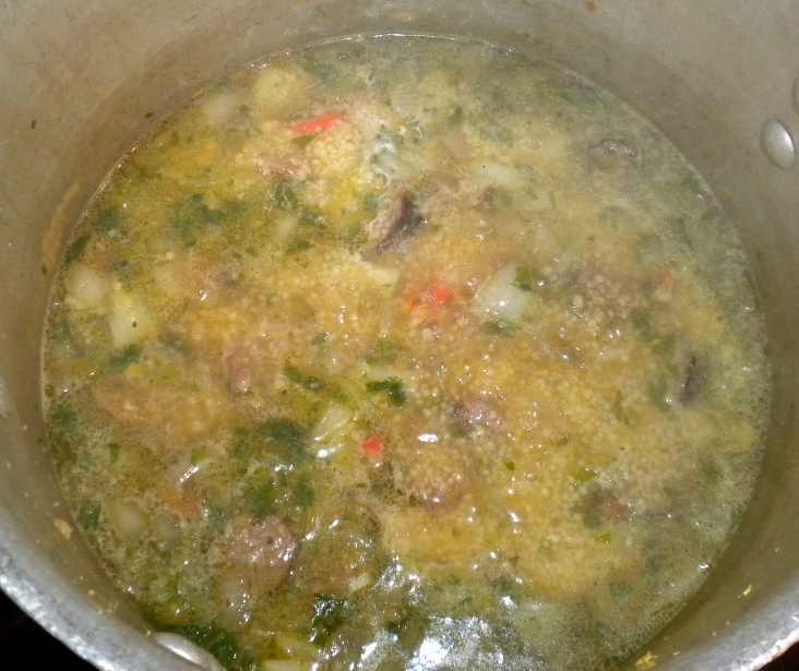 Life is Delicious Couscous Soup with Sausage