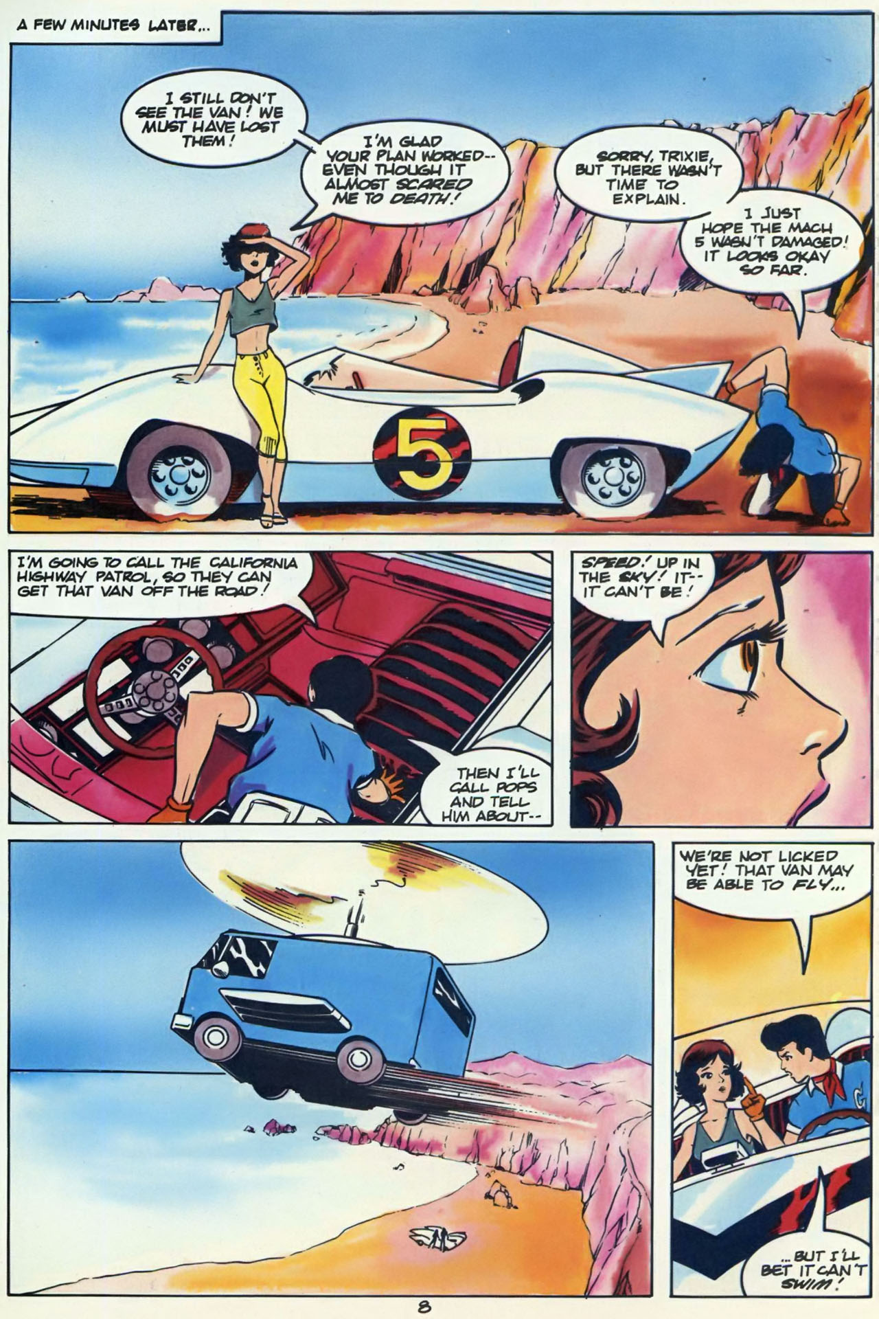 Read online Speed Racer (1987) comic -  Issue #7 - 10