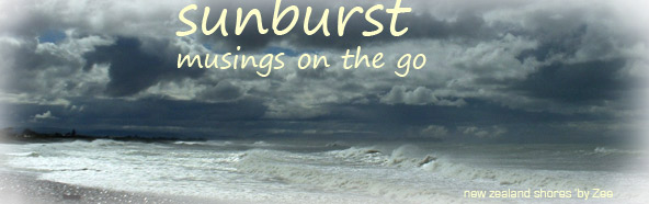 sunburst, musings on the go