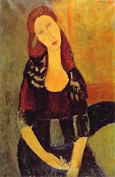 Cuadro de Amedeo Modigliani, Retrato de Jeanne Hebuterne