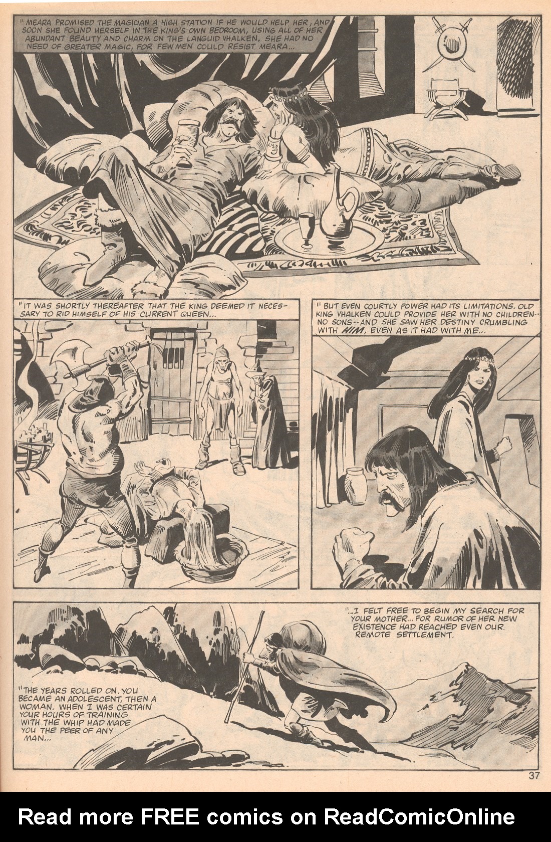 Read online The Savage Sword Of Conan comic -  Issue #70 - 37