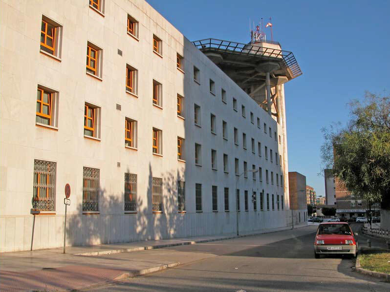 Málaga Arquitecta Comisaria Provincial de Policia. Plaza Manuel Azaña 3