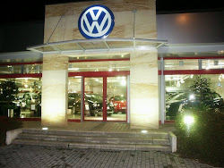 Entree d'un garage VW en Allemagne