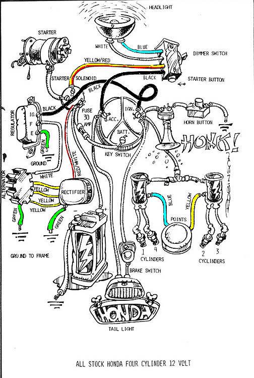 Honda motorcycle 1982 wiring diagram #7