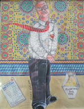 A painting of Sinclair Watson, Ex-Deput Head of Kelso High School.