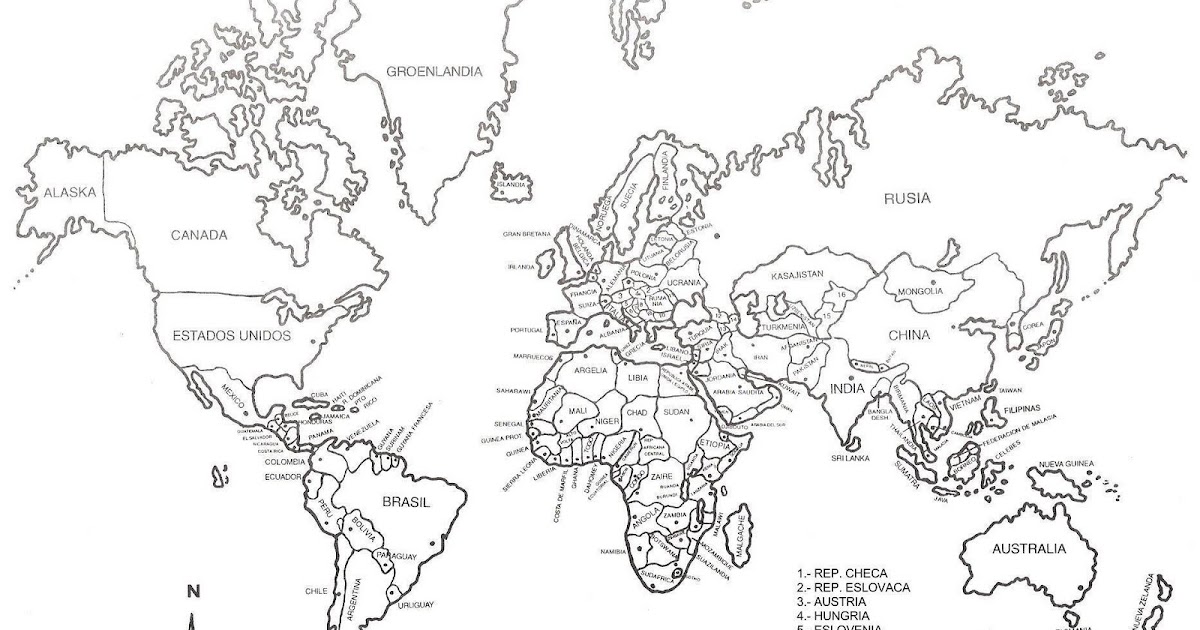 geografia primero planisferio politico1