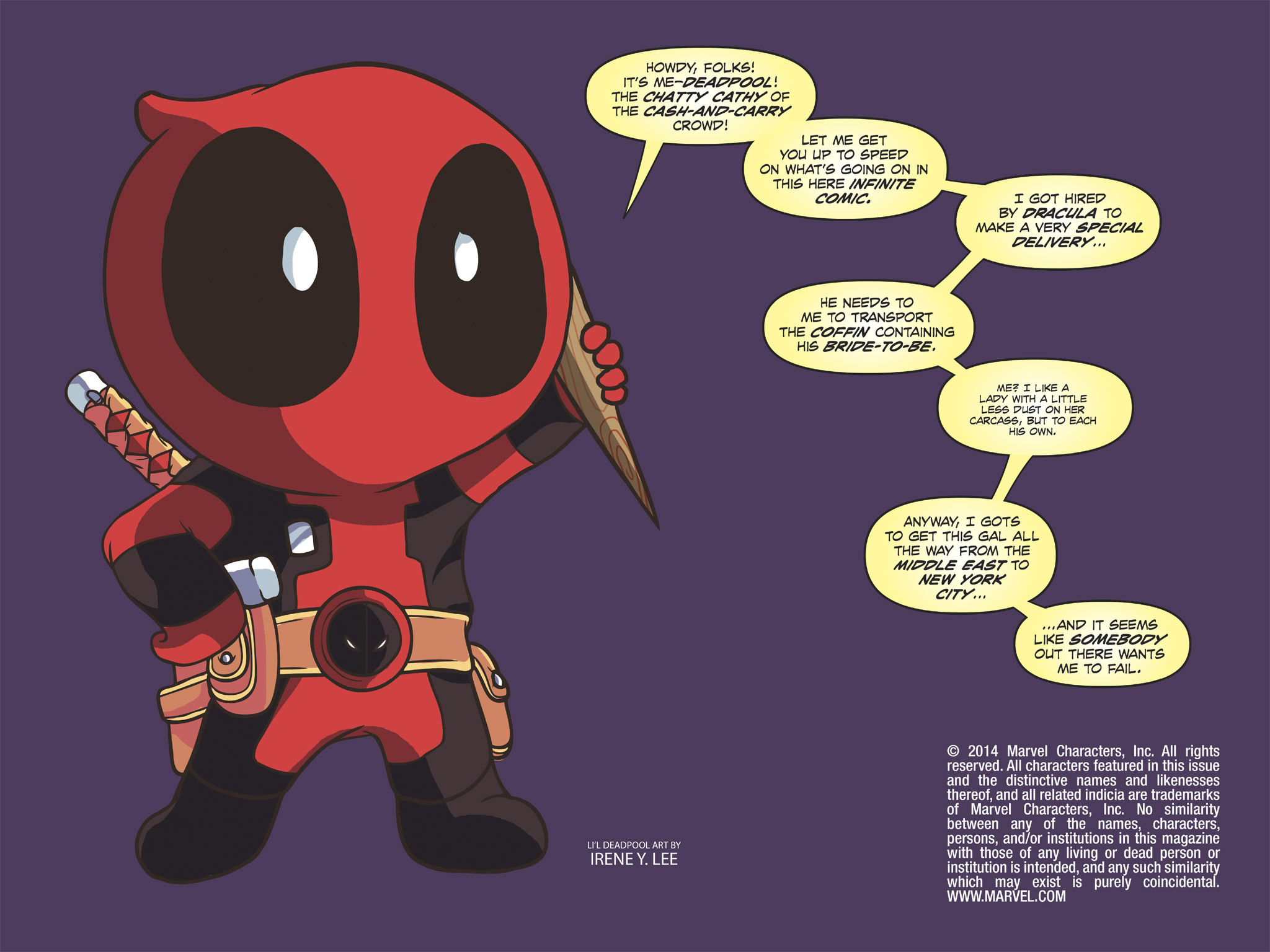 Read online Deadpool: The Gauntlet Infinite Comic comic -  Issue #3 - 2