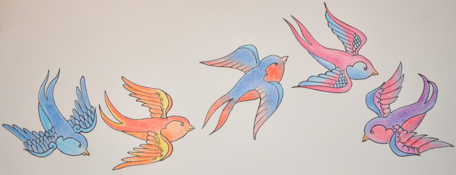 Summertime Ink: Mr Bluebird's on my shoulder