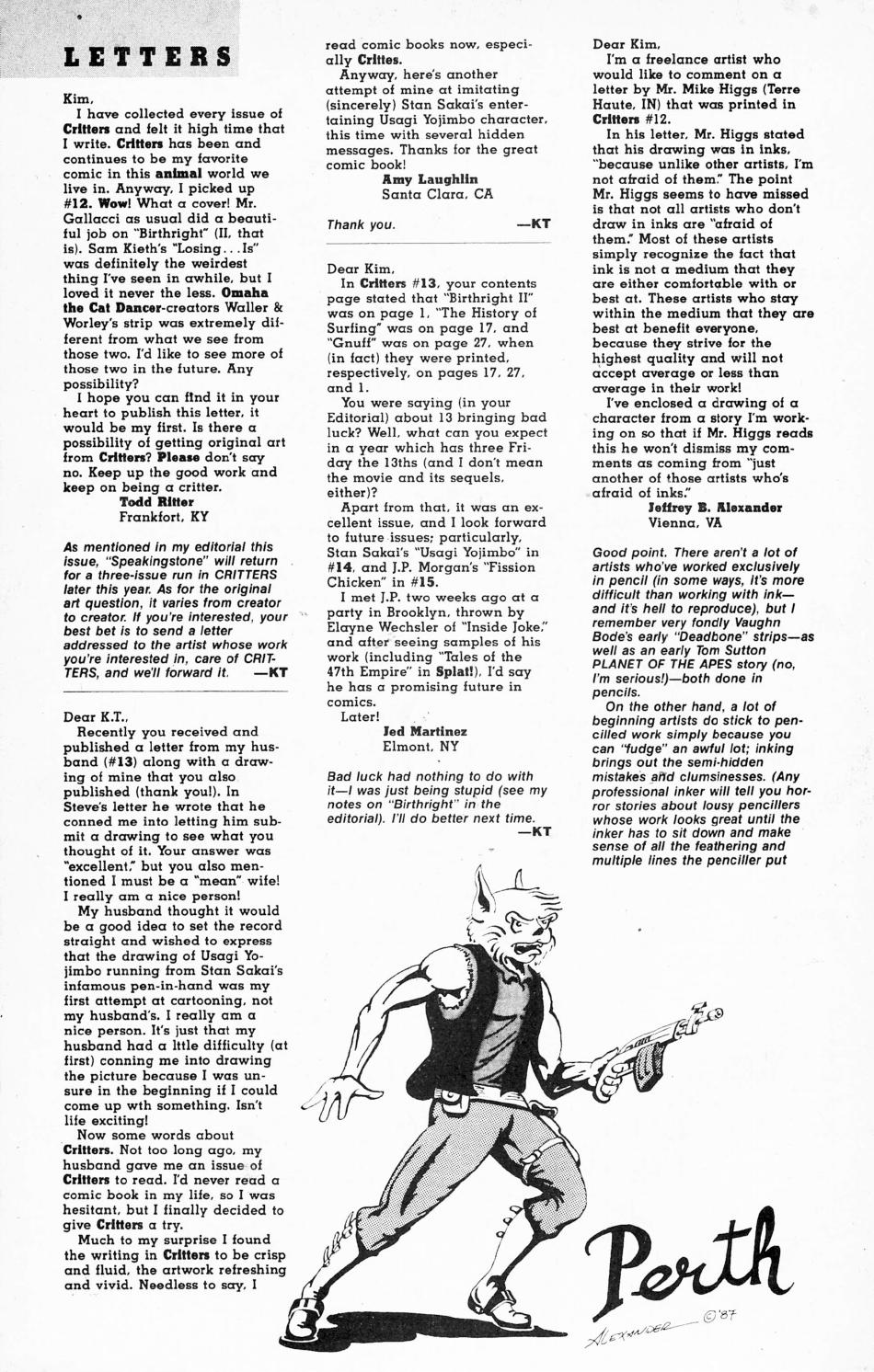 Read online Critters comic -  Issue #17 - 34