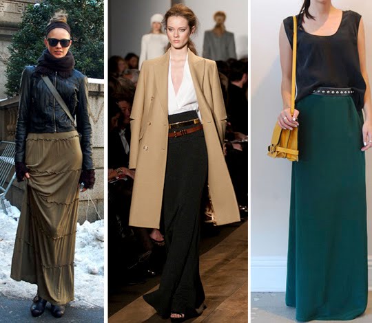 Strut Style: Hot for Fall: The Maxi Skirt