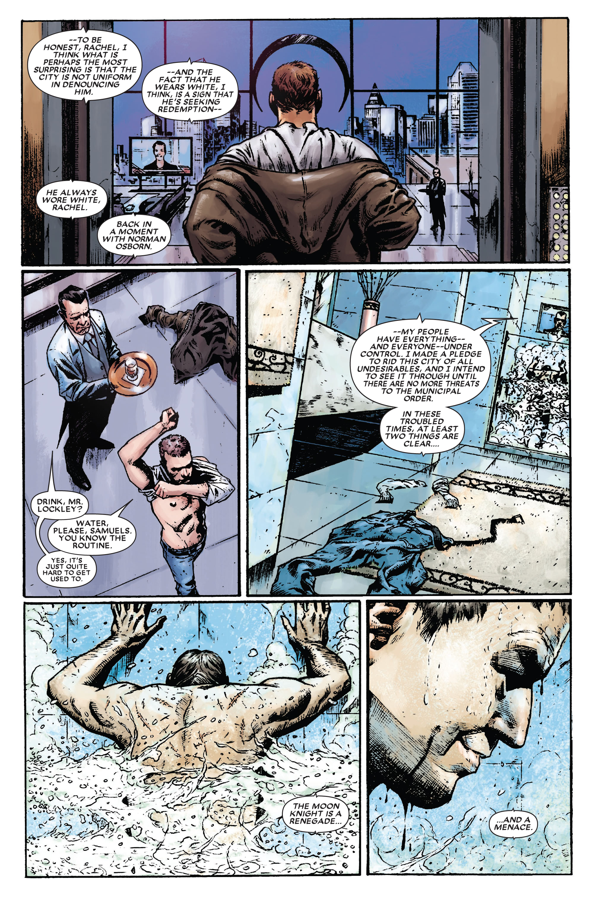 Read online Moon Knight by Huston, Benson & Hurwitz Omnibus comic -  Issue # TPB (Part 9) - 17