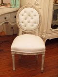 Louis 16th Style Parlor Chair ~ circa 1880's from Karina Gentinetta ~ New Orleans