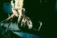 Image from a scene in John Carpenter's The Thing
