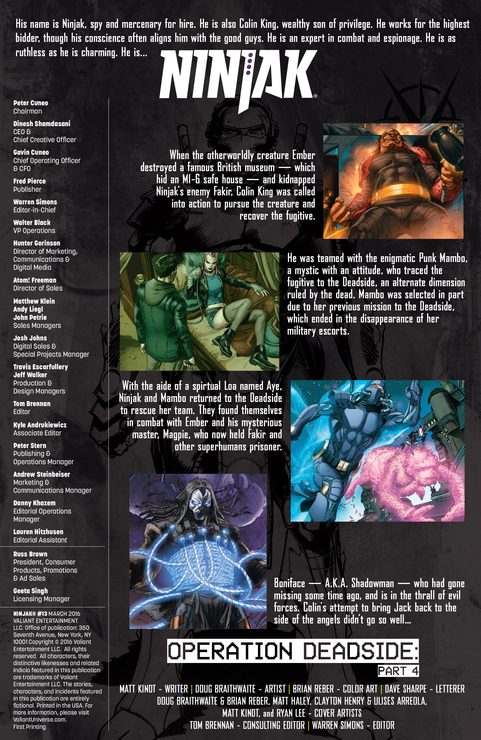 Read online Ninjak (2015) comic -  Issue #13 - 2