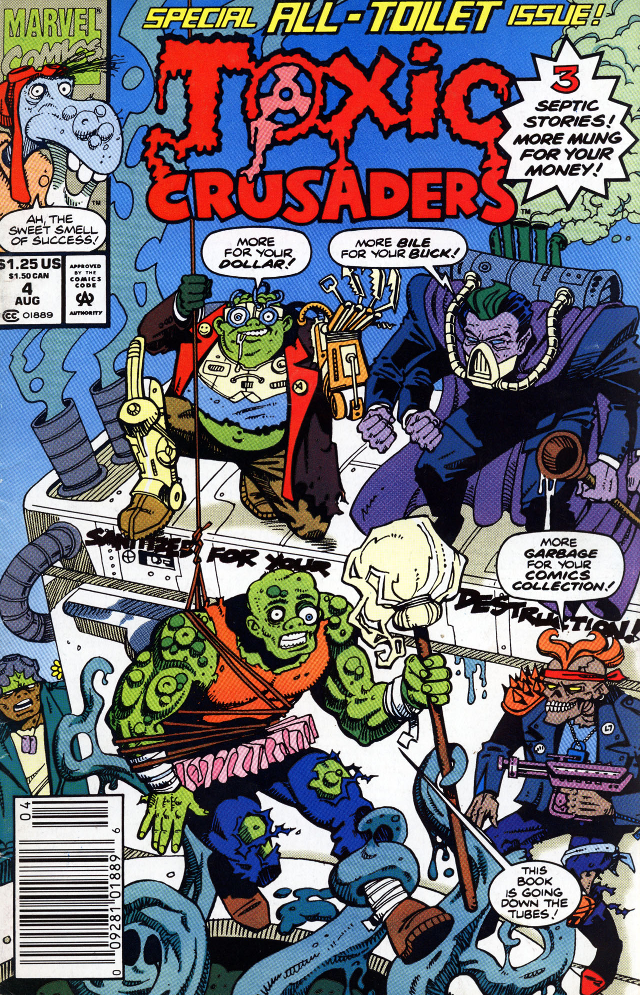 Read online Toxic Crusaders comic -  Issue #4 - 1
