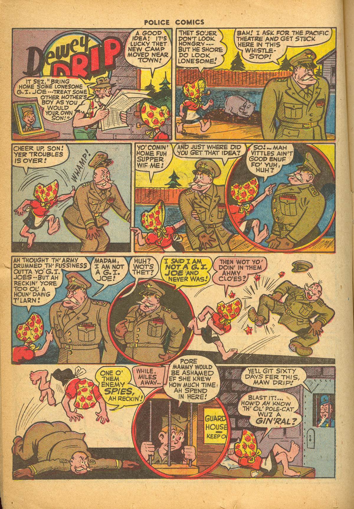 Read online Police Comics comic -  Issue #40 - 19