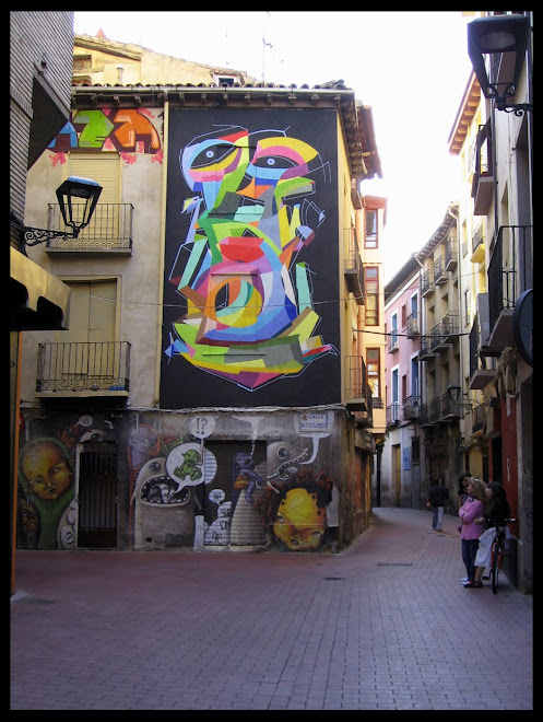 Grafiti realizado por Kenor (Artista Barcelonés)
